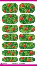 Hot summer and hot water transfer printing second generation Strawberry jewelry designs nail art nail stickers Nail Polish K5655