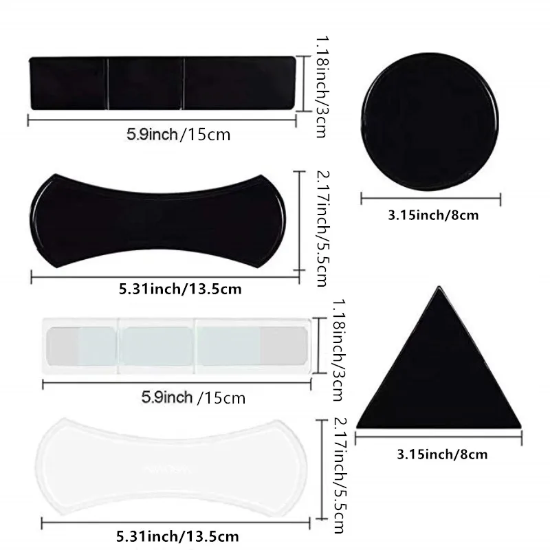Universal Car Phone Holder Flourish Lama Nano Rubber Fixate Gel Pad for Tablet Mobile Phone Stand Wall Desk Stickers Paste Stand