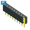 2.54mm pitch H=5.0/8.5mm U type pin herder single row V/T type female header HY1012-02