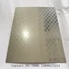 Square Pattern Mirror Embossed 430 Grade Stainless Steel Sheet Price