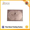 Luxury custom logo texture printing wholesale dress storage paper box customized design cd box set hair package box