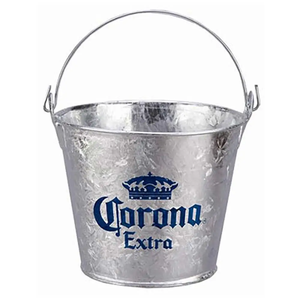 Corona Galvanized Metal Ice Beer Bucket Corona Ice Bucket Buy Ice