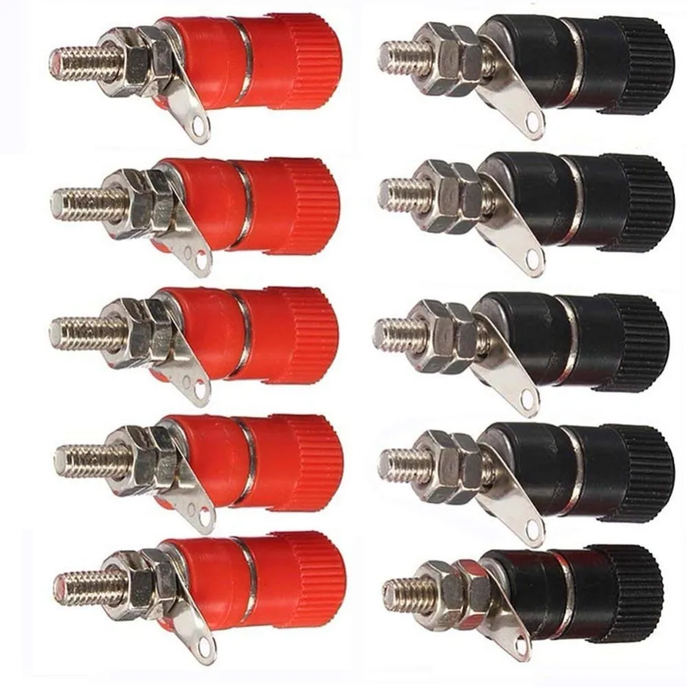 Speaker Amplifier Terminal Binding Post For 4mm Banana Plug Jack Socket