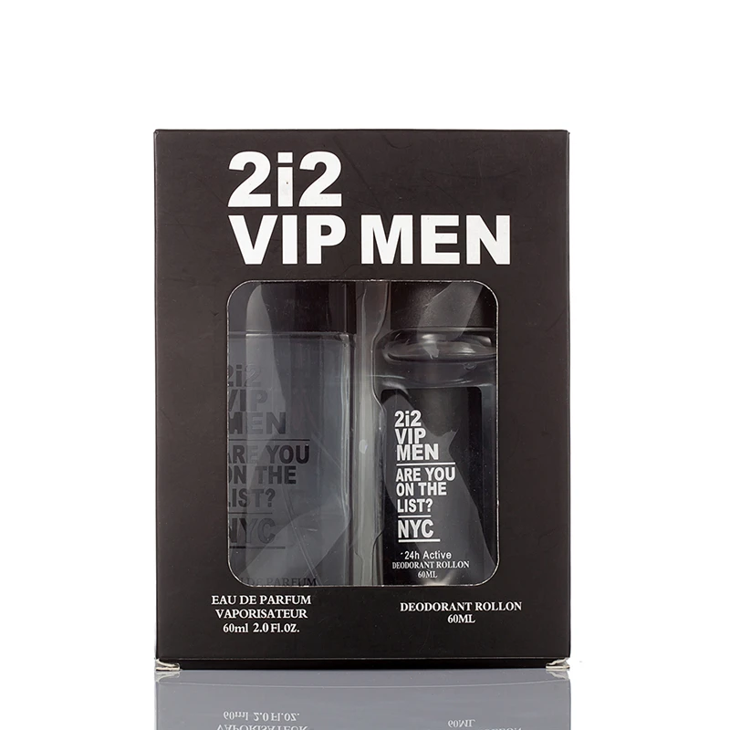 

JY5834 50ml 2pcs set lonkoom perfume eau de perfume men, Clear yellow