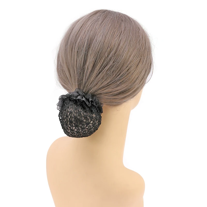 Plain Hair Bun Holder Net Cover Crochet Snood Net Hair Accessories