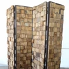 Vintage Solid Wood Folding Screen 3d Reclaimed Wood Wall Panel