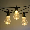 Warm white 20 led clean globe string light flash with hanger for decoration