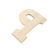 Eco-friendly wooden monogram letter
