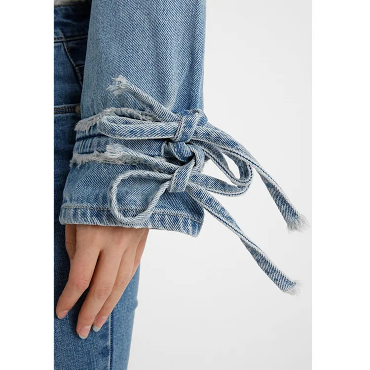 2019 Nouvelle Conception De Mode Femmes Denim Manteau 2019 Nouvelle Conception De Mode Femmes Denim Manteau