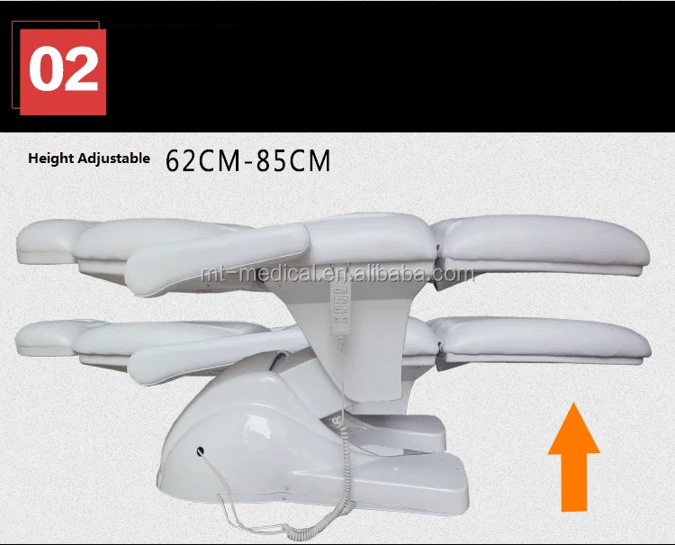 2017 New types beauty bed with 4 motors from Chinese manufacturer