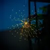 LED Dandelion String Lights 200 LEDs 18 Inches Outdoor Use Solar Powered Tree Hanging LED Fireworks Copper String Lights
