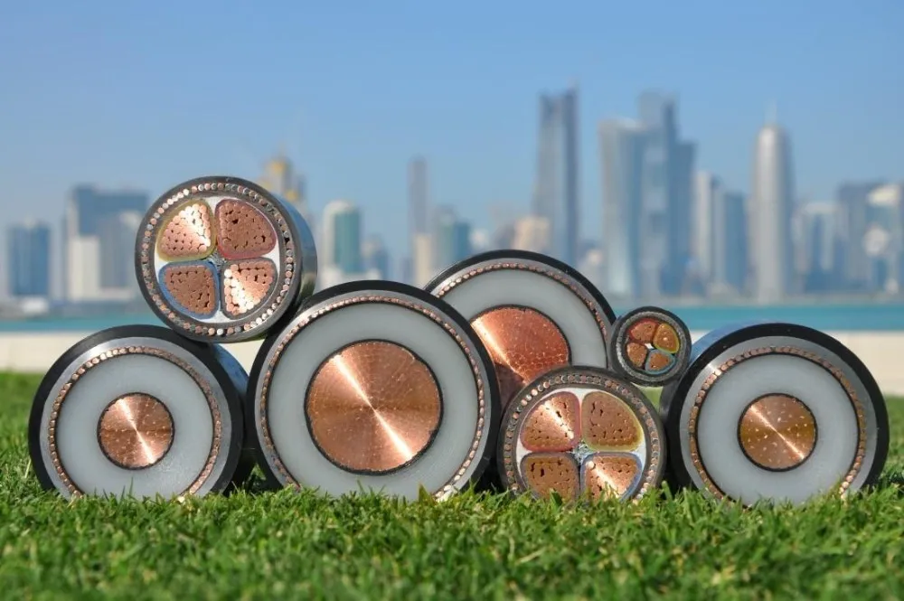 3 芯铜导体中压装甲交联聚乙烯绝缘电力电缆