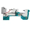 CNC wood turning lathe machine with two cutters for furniture legs/handraill/baseball bat making