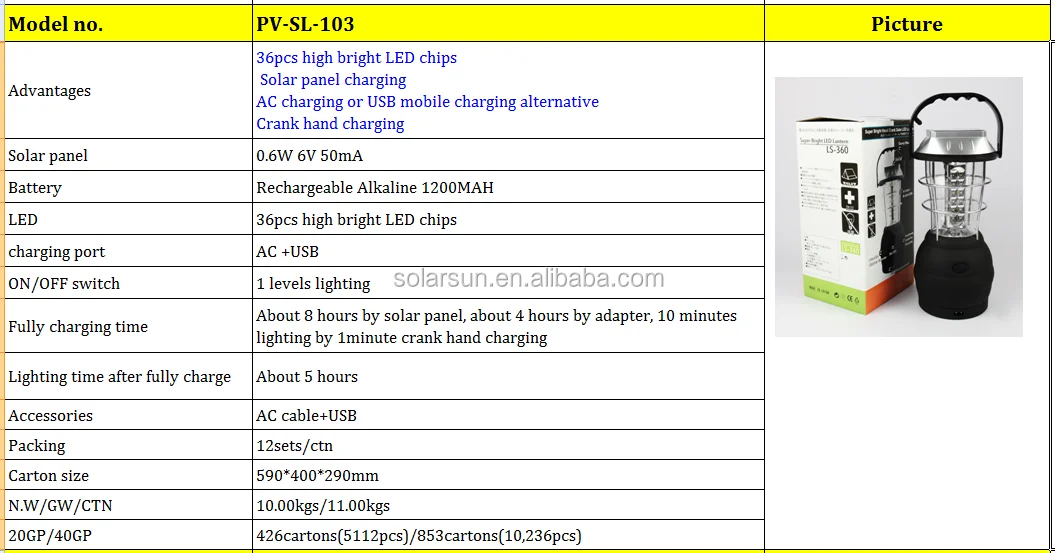 Good quality square inflatable Solar latern portable Camping Led Light Solar-powered Lantern, Outdoor waterproof Lights