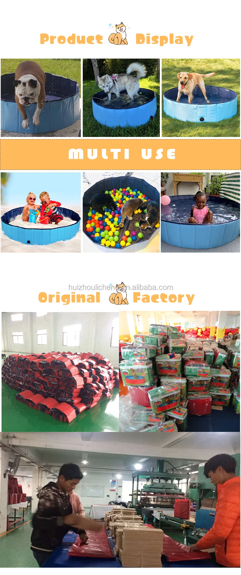 Large Hard Plastic Foldable Collapsible Paddling Dog Pet Pool Buy Pet