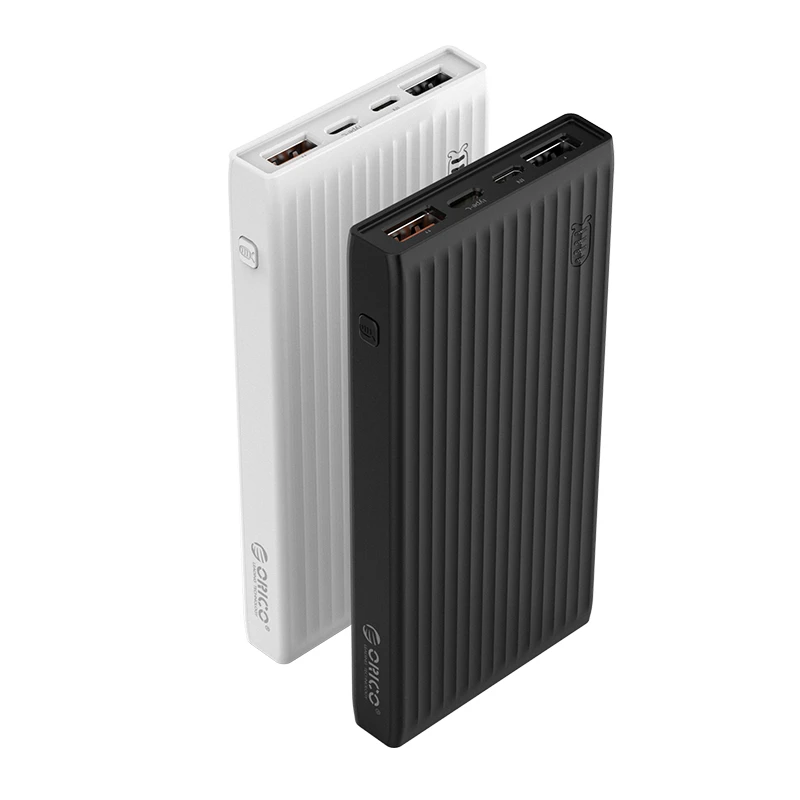 

ORICO K20000 Intelligent Identification Quick Charge Protocols type-C Power Bank for iphone battery pack, Black/white