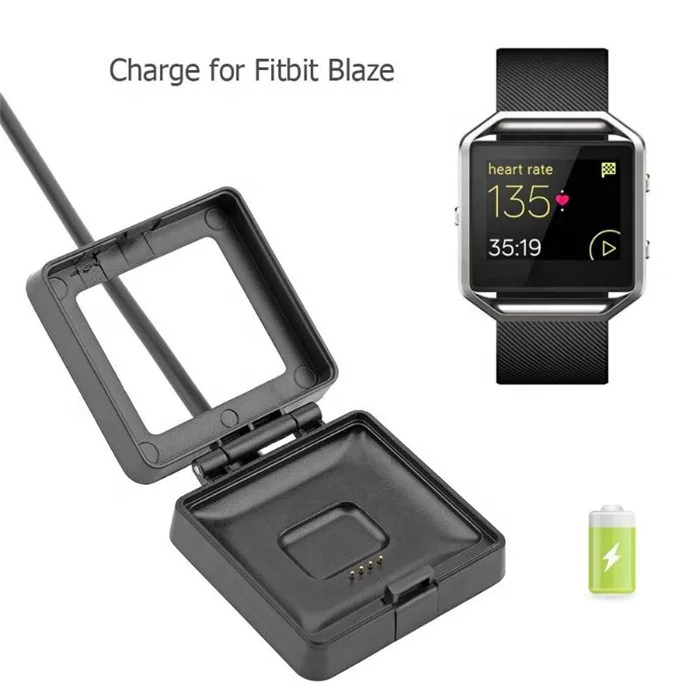 

High Quality Factory USB Charging Clip Charger for Fitbit Blaze with Fast Delivery, Black
