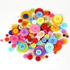 Assorted Color Custom Plastic Buttons Round Clothing Buttons