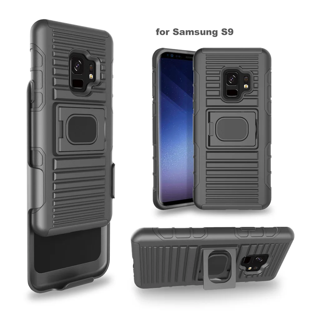 

Rugged impact hybrid shockproof hard armor protective phone case for samsung s10 plus