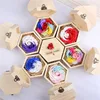 Valentine's Gifts Wooden Box Package Artificial Soap Flower Rose Bouquet Wedding Decoration Preserved Simulation Flowers