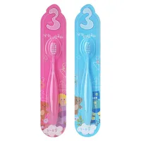 

Y-kelin Kids Soft Bristle Silicone Training Toothbrush Children Dental Oral Care Toothbrush Teething 3-6 Years Old