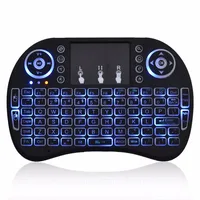 

Factory Best seller 92-key wireless 3-colors backlit Mini Keyboard i8 Pro with Touchpad 2.4GHz RF Cheapest Universal Remote