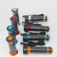 

Electric motorcycle aluminum alloy gas handle electric bicycle throttle with 3 speed switch