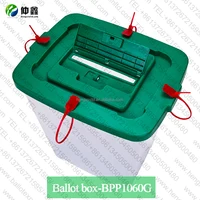 

China newest plastic election ballot box plastic ballot voting box