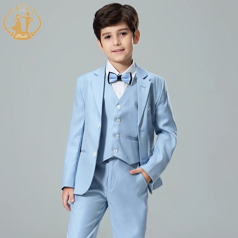 light blue boy suit