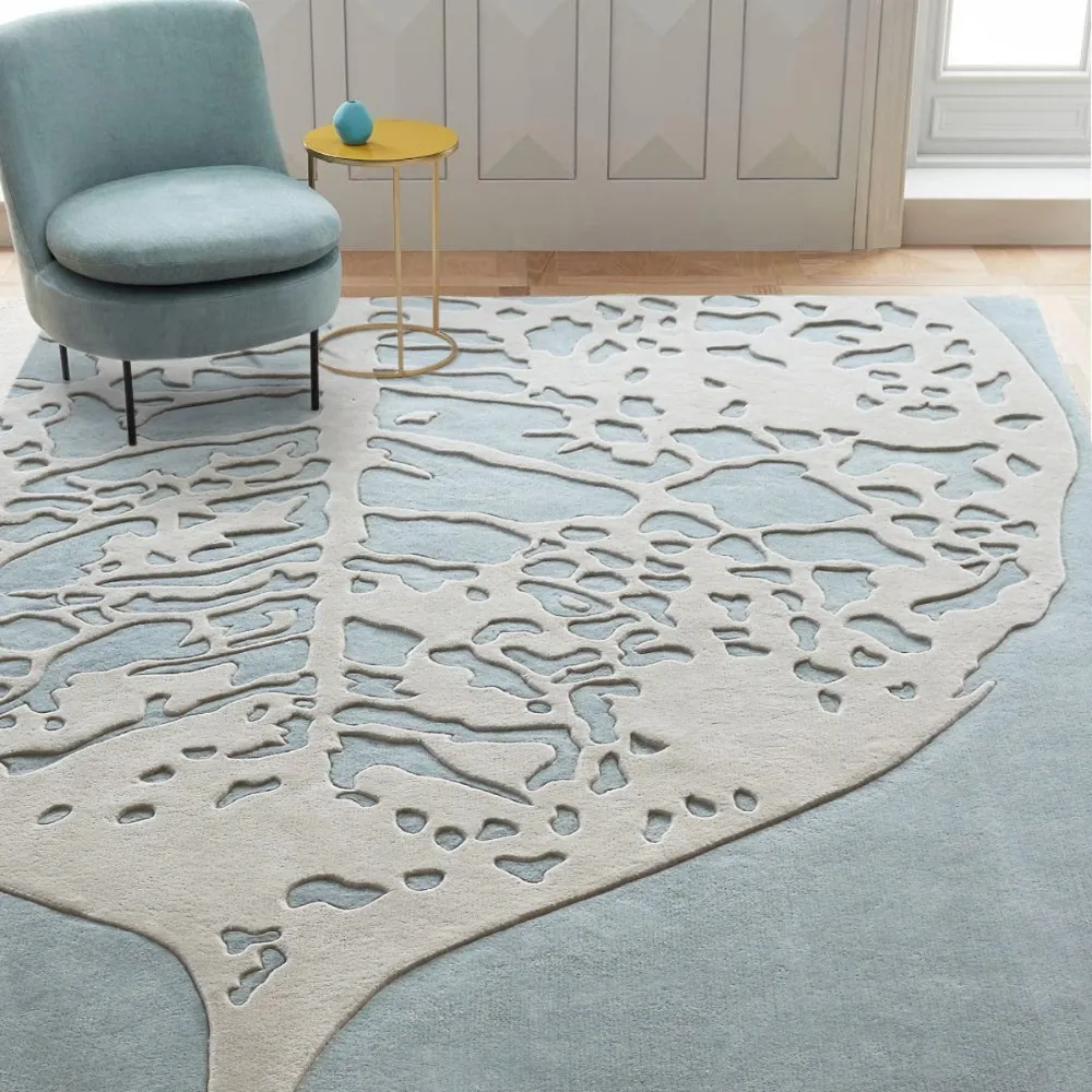 Line Floor Carpets Wool Rugs Home Area Carpet Tuft Rug - China