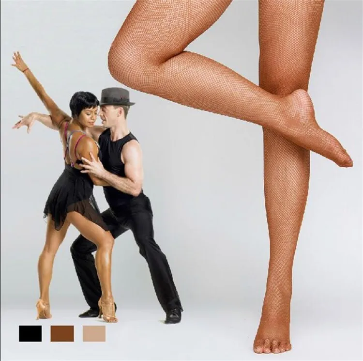 

Free Sample Women Cheap Ballroom Dance Stockings Professional Fishnet Tights, Darker beige;tan;light beige;flesh;black