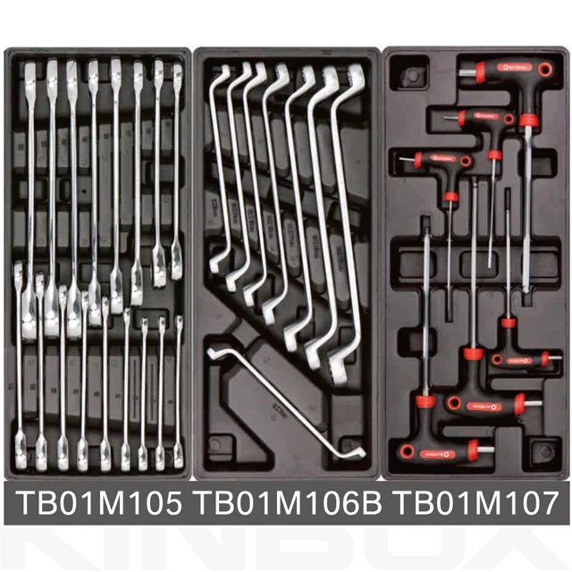 Kinbox 248 Pcs Economic Line Storage Tool Trolley