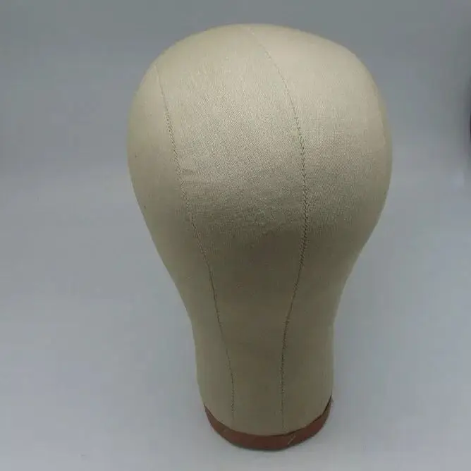 

Fabric Canvas Block Head Manuequin Head With Adjustable Table Clamp