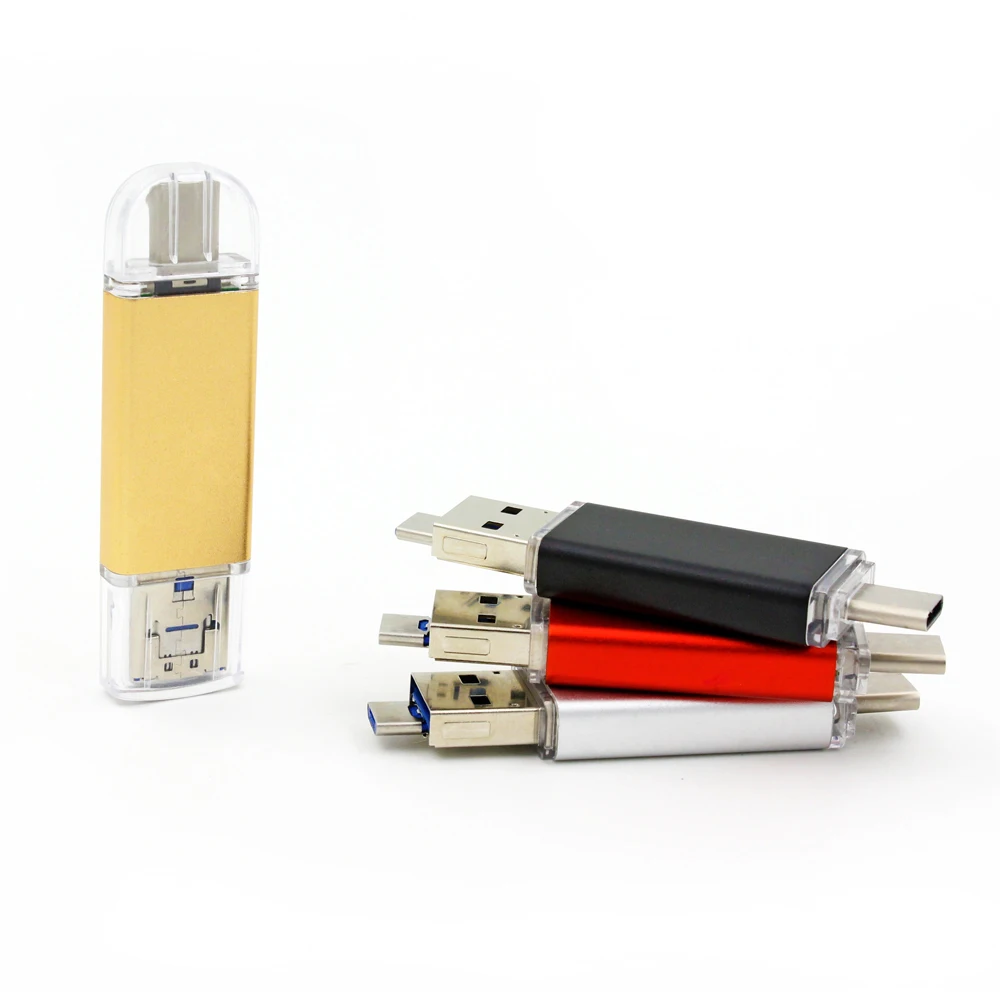 

New Products 2018 OTG USB 3.1 Type C Flash Drive 16gb wholesale, Red/blue/white ect