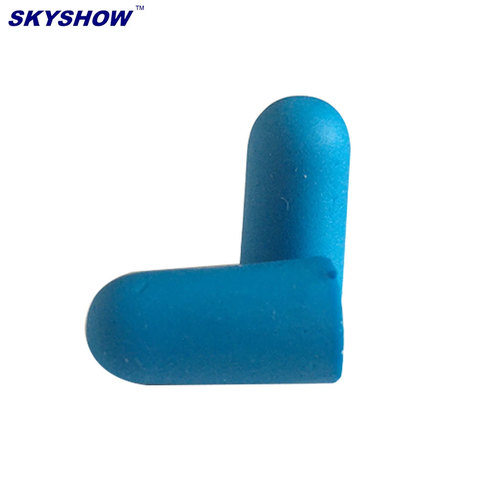 
Custom Printing PU Foam Earplug with Plastic Box for Sleeping Airline Ear Plugs for Noise Reduction 