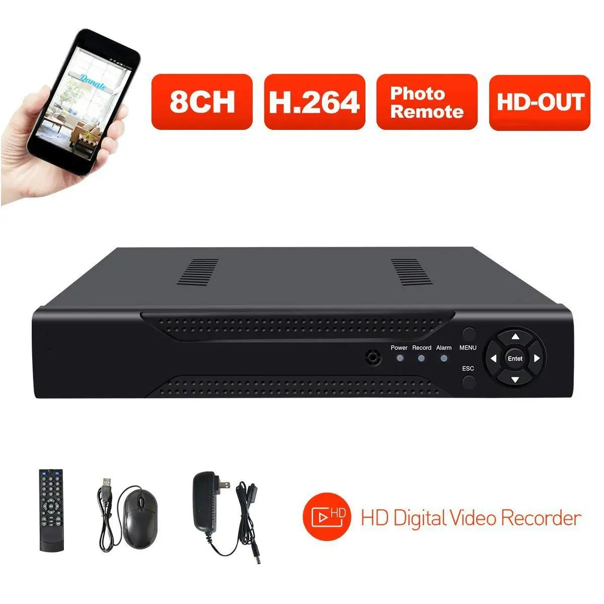 8ch 5 In 11080p Dvr Digital Video Recorder Network Hd Video Recorder