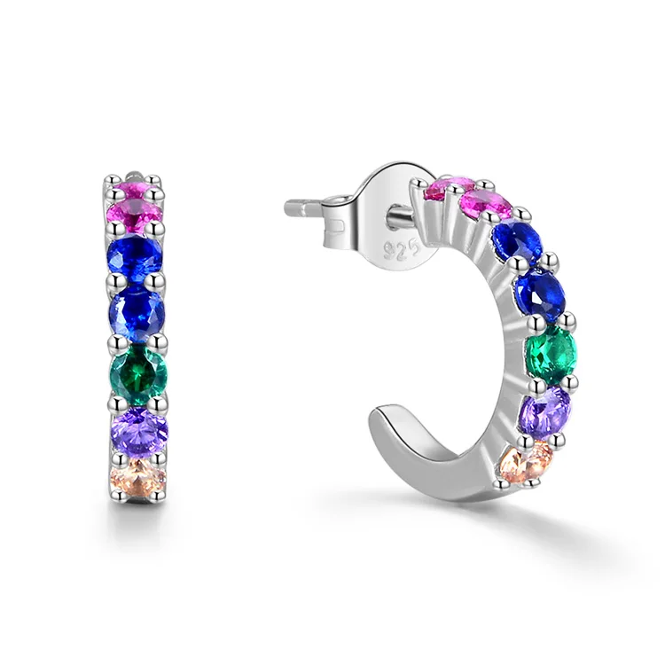 

POLIVA Wholesale Women Fashion 925 Sterling Silver Earrings