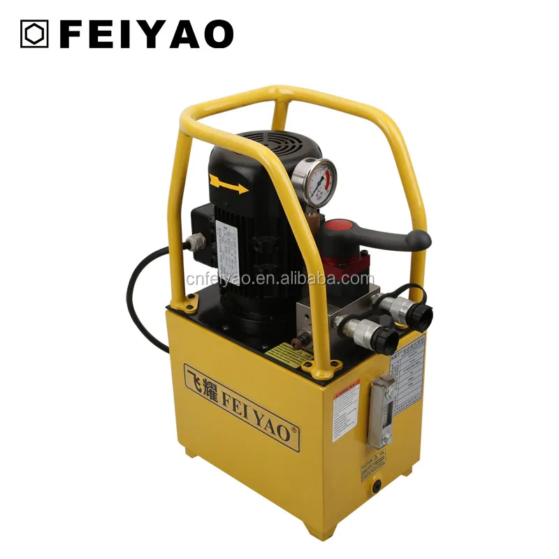 Double speed electric hydraulic motor and pump system