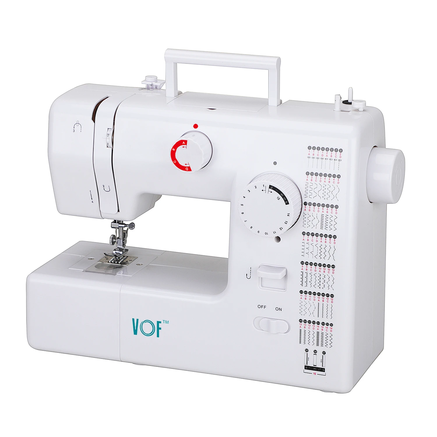 Vof Fhsm705 Multifunction Domestic Household Zigzag Manual Full Shuttle Electric Sewing