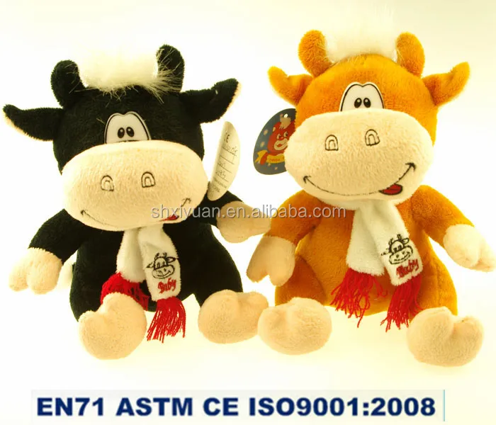 yellow cow plush