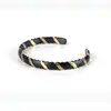Jietao Stainless steel Jewelry Two tones Cuff Bracelet Wide bangle Twist Vintage Cuff Bangles For Men