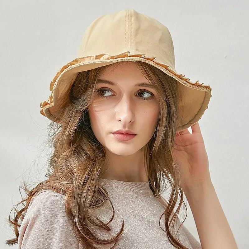 girl with bucket hat