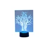 Wireless remote control touch color change with battery or USB charging custom 3D LED acrylic night light
