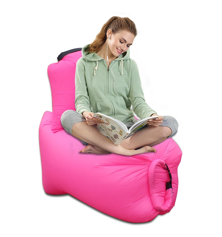 Portable Inflatable Air Sleeping Sofa With Pillow Lazy Pouch Buy