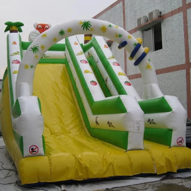 
hot sell manufacture price giant inflatable dry slide with blower from China 