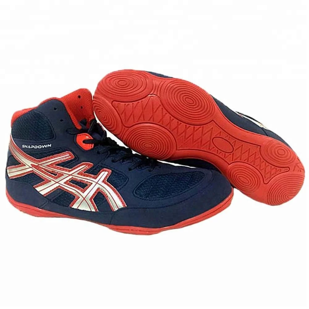 Wholesale custom china pakistan leather youth men wrestling shoes