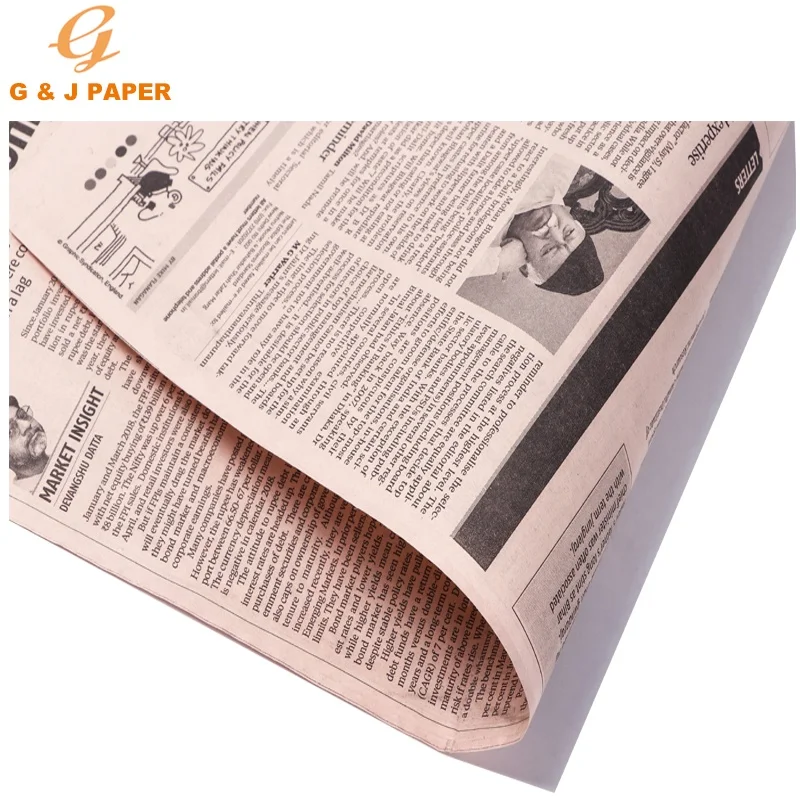
The Cheapest Colour Ream Packing Standard Newsprint Paper 45gsm 