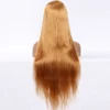 18# Light Ash Brown Color 100% Virgin Chinese Human Hair Glueless Full Lace Wig With Combs and Adjustable