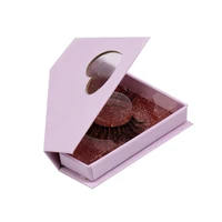 

custom packaging private logo free design fashionable hot selling new style heart shaped lash box