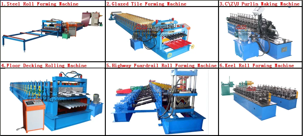  glazed tile roll forming machine 